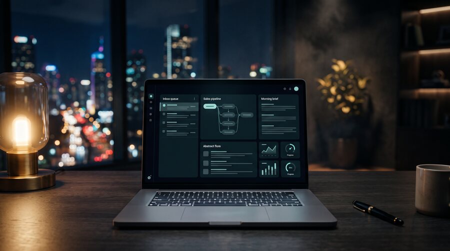 Maximus AI co-CEO dashboard